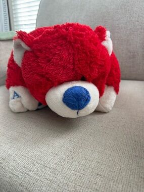 Vintage Pillowpet USA Red/Wht/bl Plush Bear Stuffed America Pride